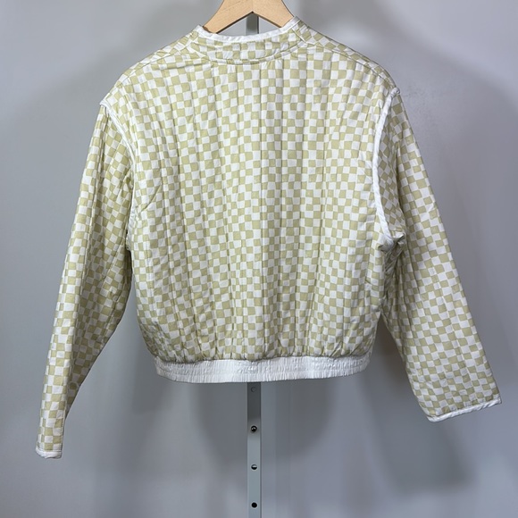 UNIVERSAL THREAD - TARGET Women’s Quilted Checked Button Up Jacket Size Medium - Picture 7 of 12